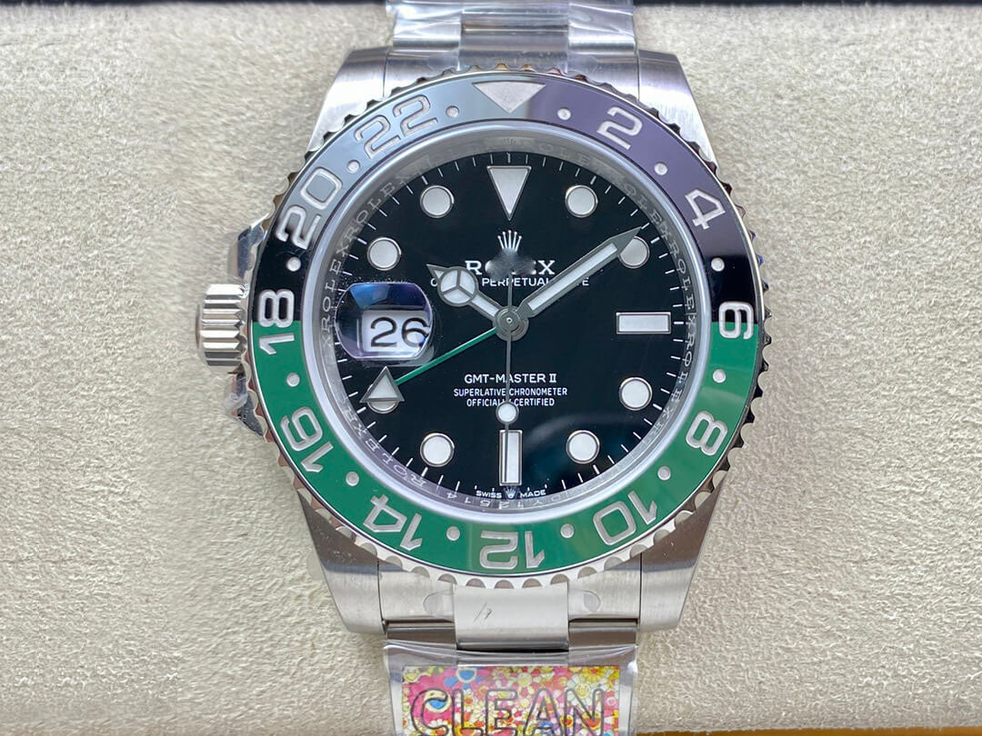 GMT MASTER II M126720VTNR-0002 CLEAN FACTORY STAINLESS STEEL STRAP